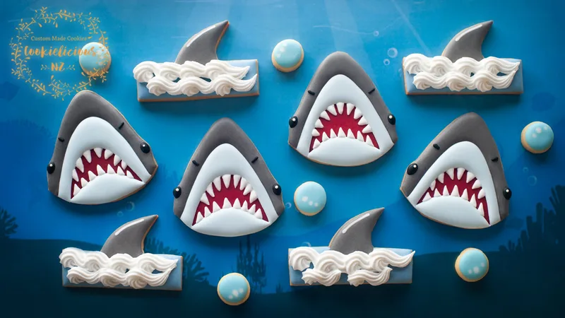 Shark Head & Fin Template