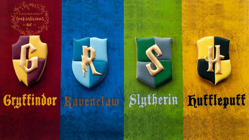 Hogwarts Houses Crests