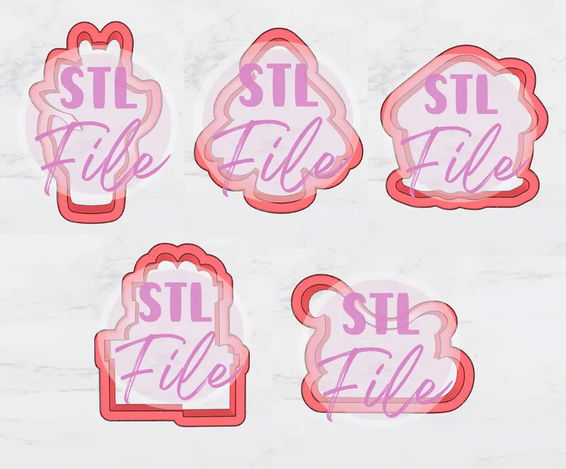 Christmas Set 2025 - Set of 5 x STL Files