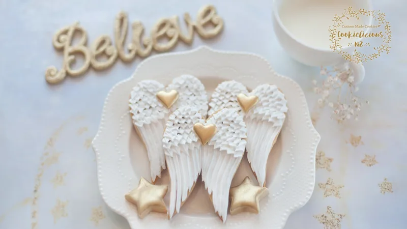 Angel Wings & Heart Template