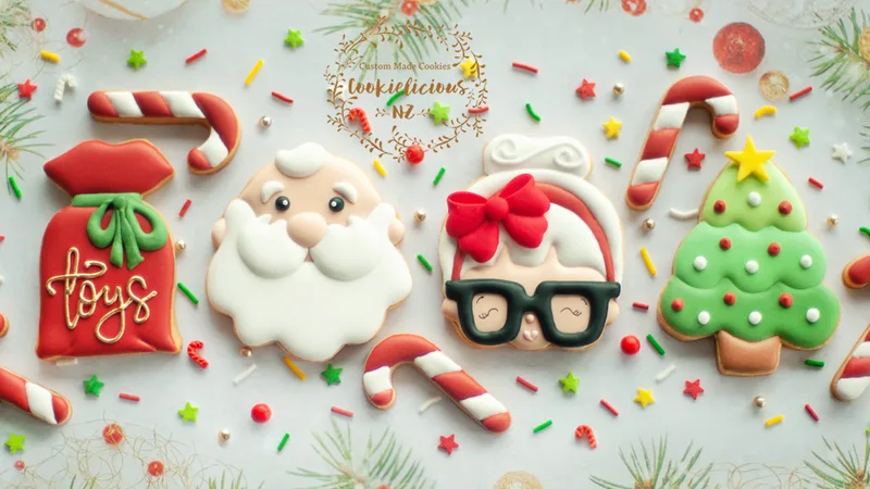Cute Christmas Set 2022 Cookie Template