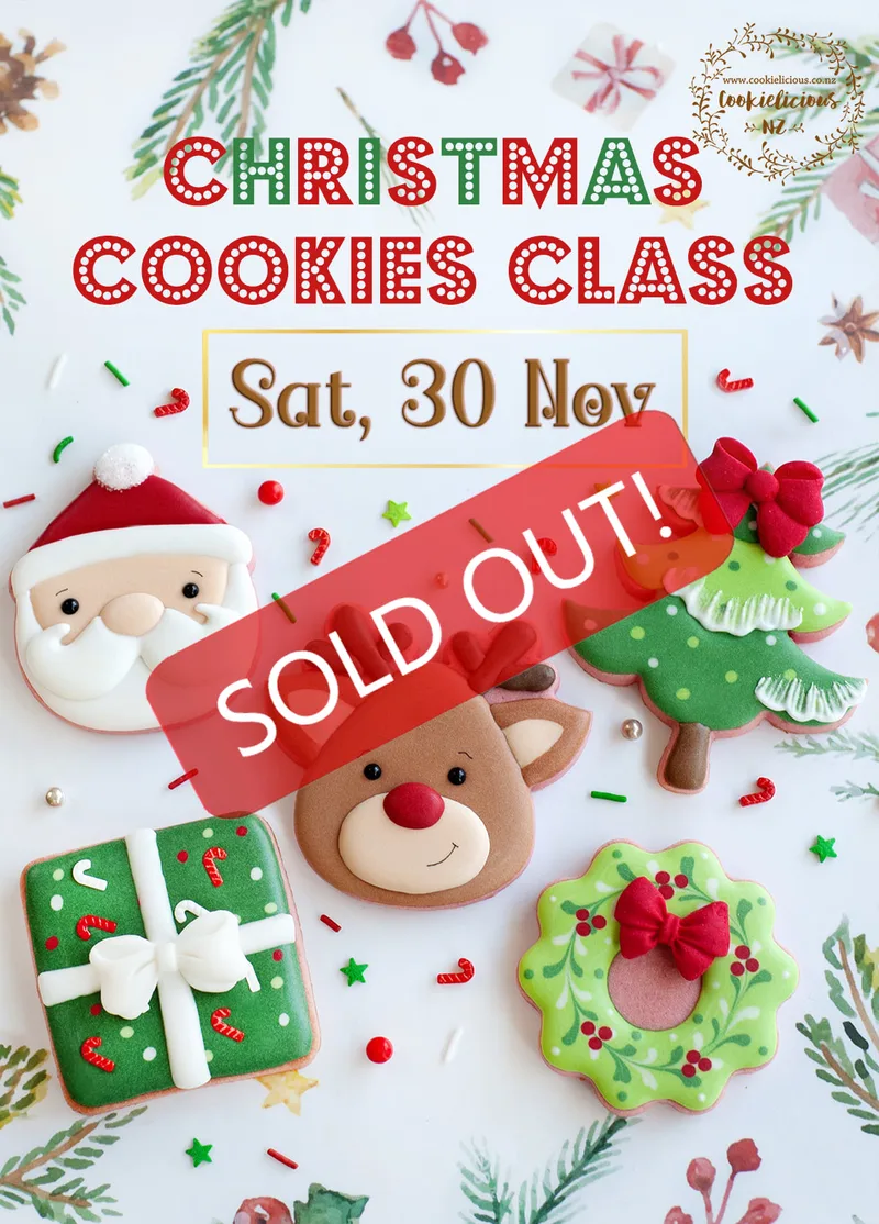 Sat, 30 Nov ~ Christmas Cookie Decorating Class