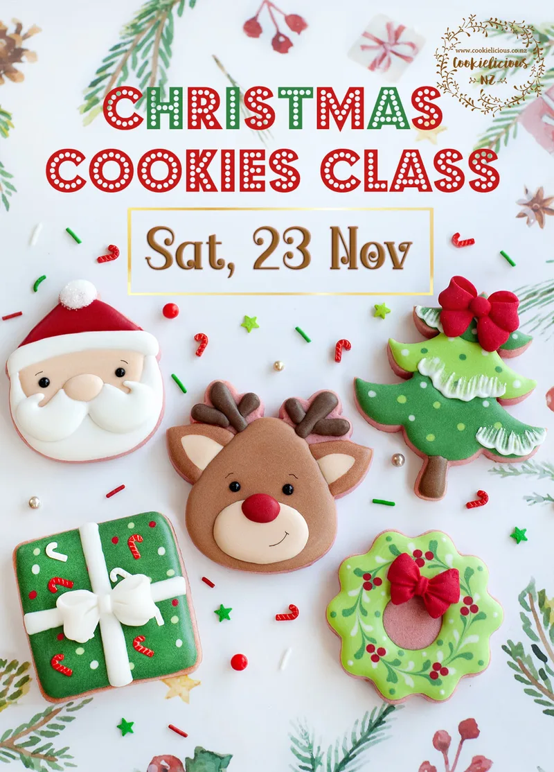Sat, 23 Nov ~ Christmas Cookie Decorating Class