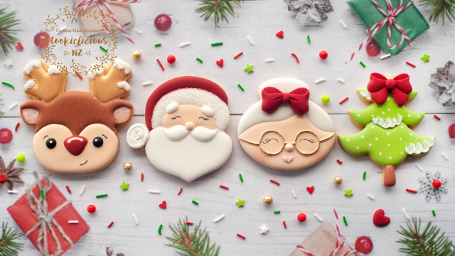 Cookie Decoration Templates, Templates Christmas Cookie